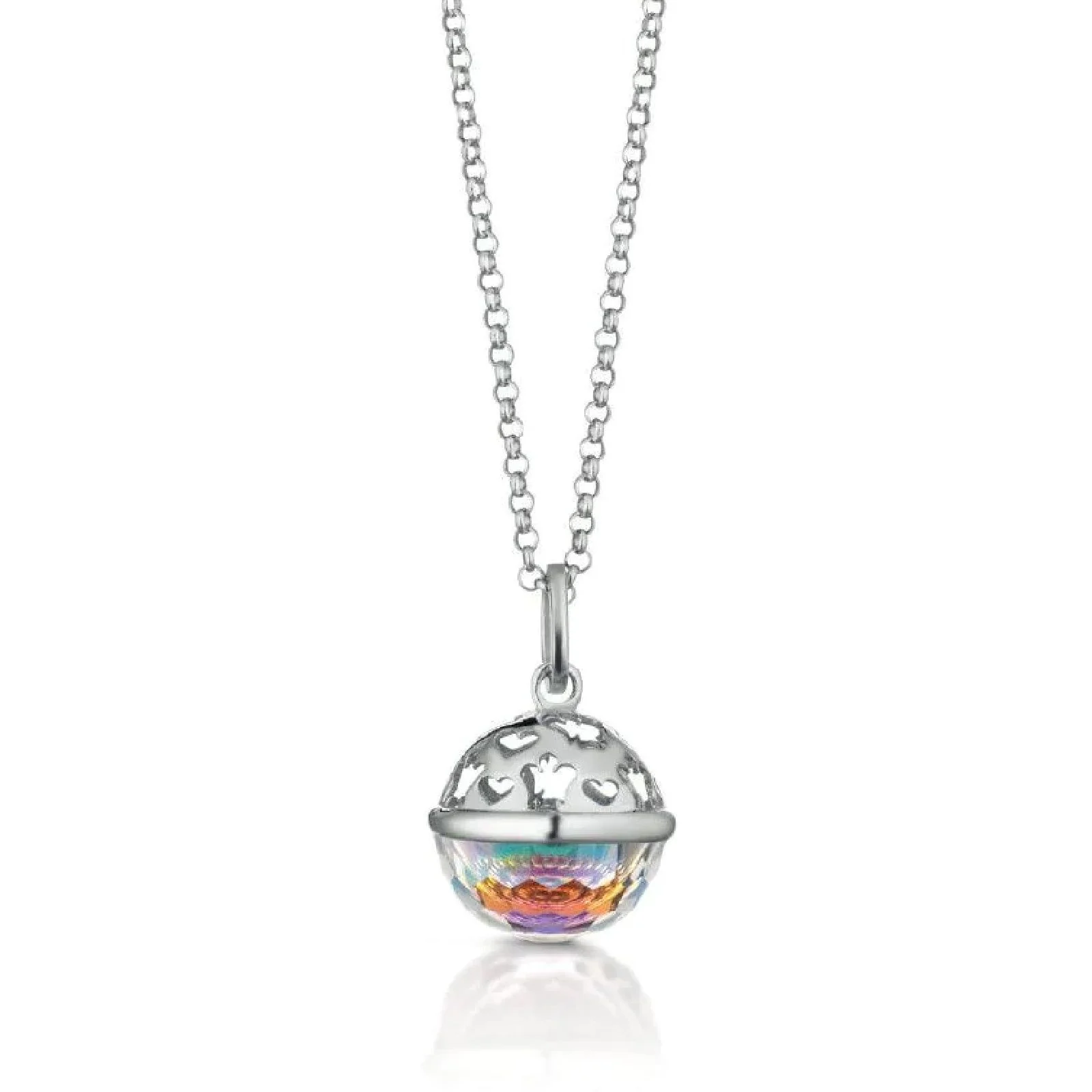 Collana chiama angeli donna Roberto Giannotti in argento e cristallo SFA200A