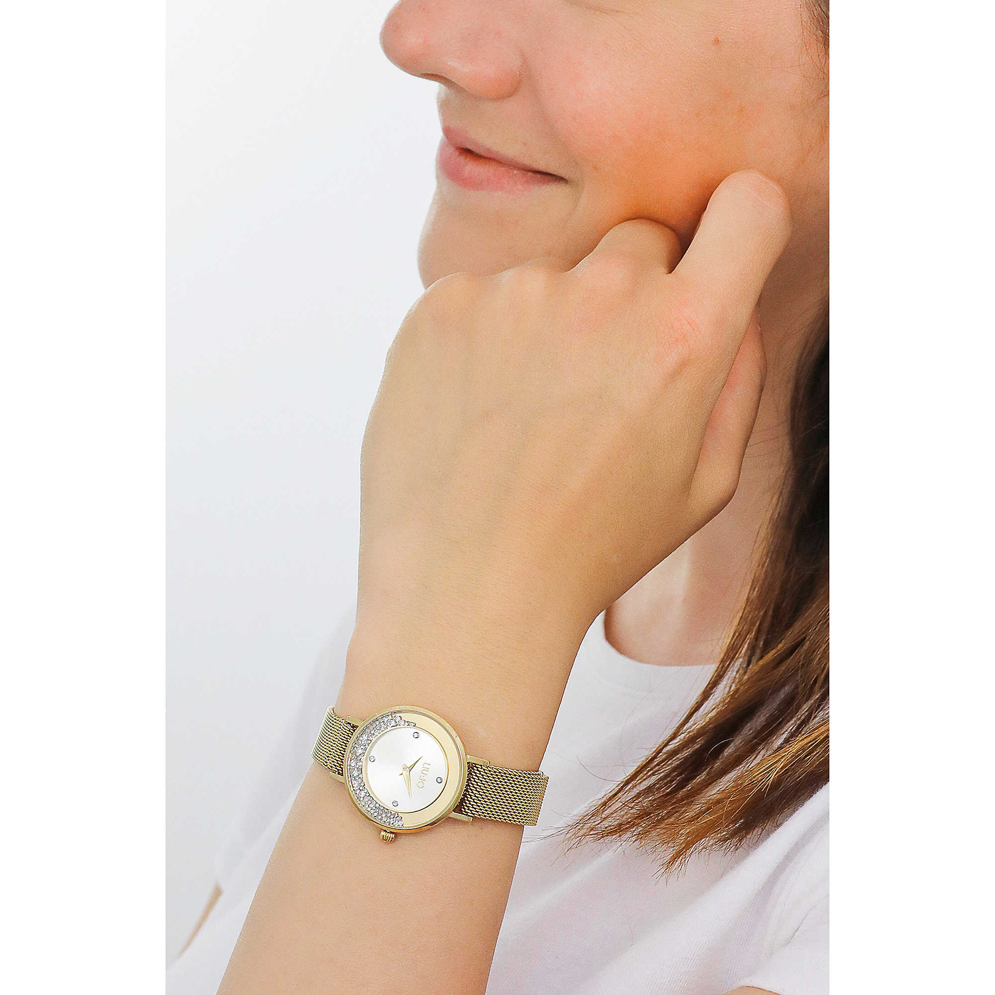 Orologio solo tempo donna Liu Jo in acciaio dorato e zirconi TLJ1692