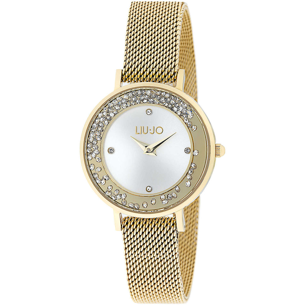 Orologio solo tempo donna Liu Jo in acciaio dorato e zirconi TLJ1692