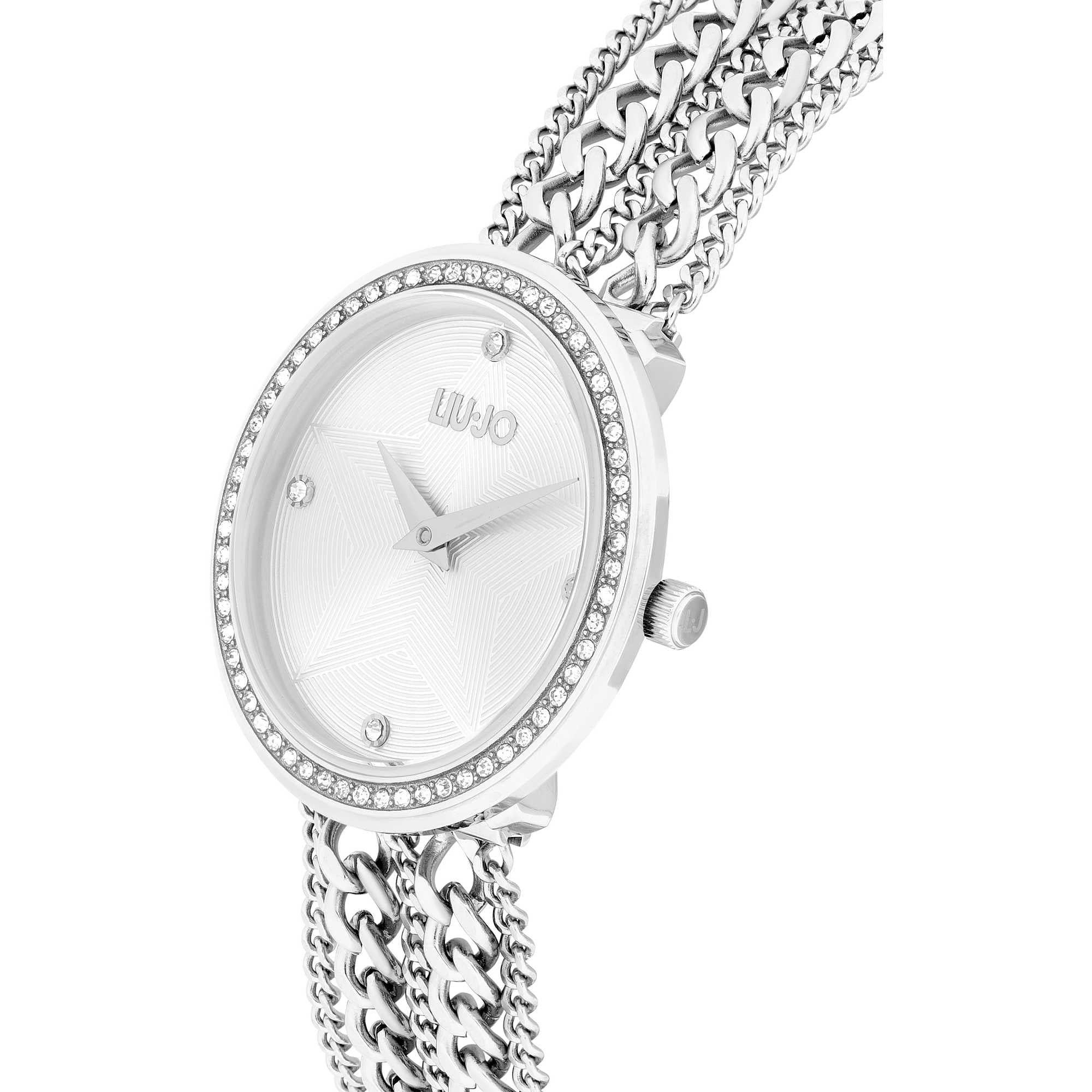 Orologio solo tempo donna Liu Jo in acciaio e zirconi TLJ1830