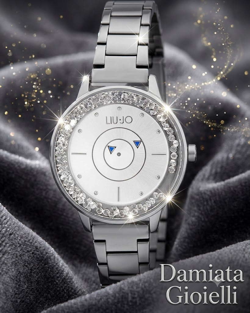 Orologio solo tempo donna Liu Jo in acciaio e zirconi TLJ1906