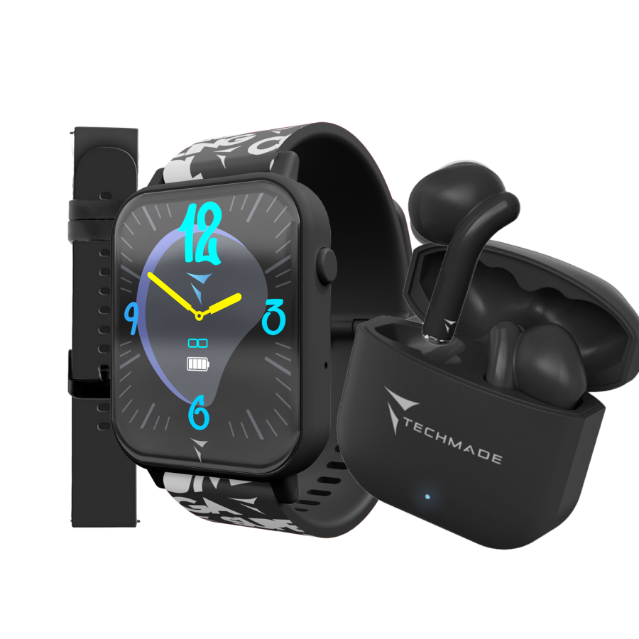 Smartwatch Techmade DREAMER in Acciaio TM-DRE-B2BKWB