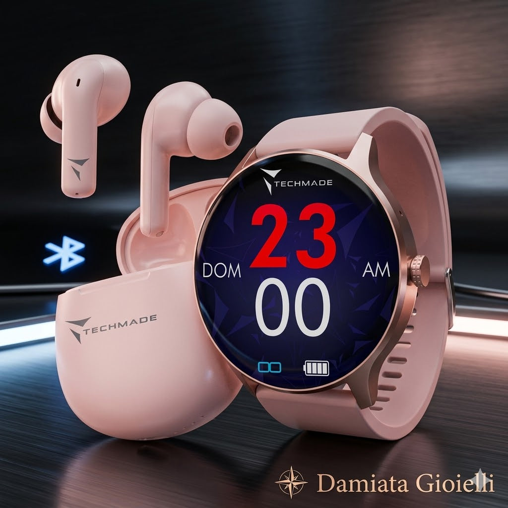 Smartwatch Techmade donna in silicone TM-DYNAMIC-BGDR