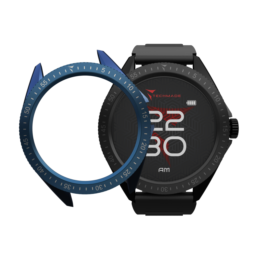 Smartwatch Techmade Rocks2.0 in acciaio TM-ROCKS2-FBKBL