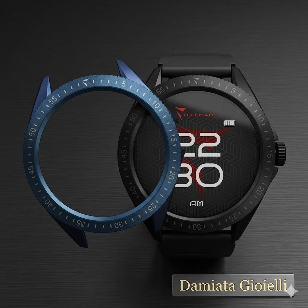 Smartwatch Techmade Rocks2.0 in acciaio TM-ROCKS2-FBKBL