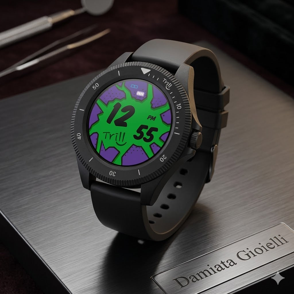 Smartwatch Techmade bambino Trill in acciaio TM-TRILL-BK