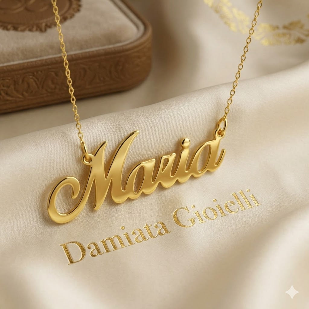 Girocollo con nome MARIA donna IGOLD in oro giallo ref. Z002OU