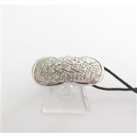 Anello fantasia donna Recarlo in oro bianco e diamanti ZD294/B