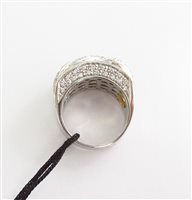 Anello fantasia donna Recarlo in oro bianco e diamanti ZD484/B