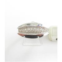 Anello fantasia donna Recarlo in oro bianco e diamanti ZQ839/B