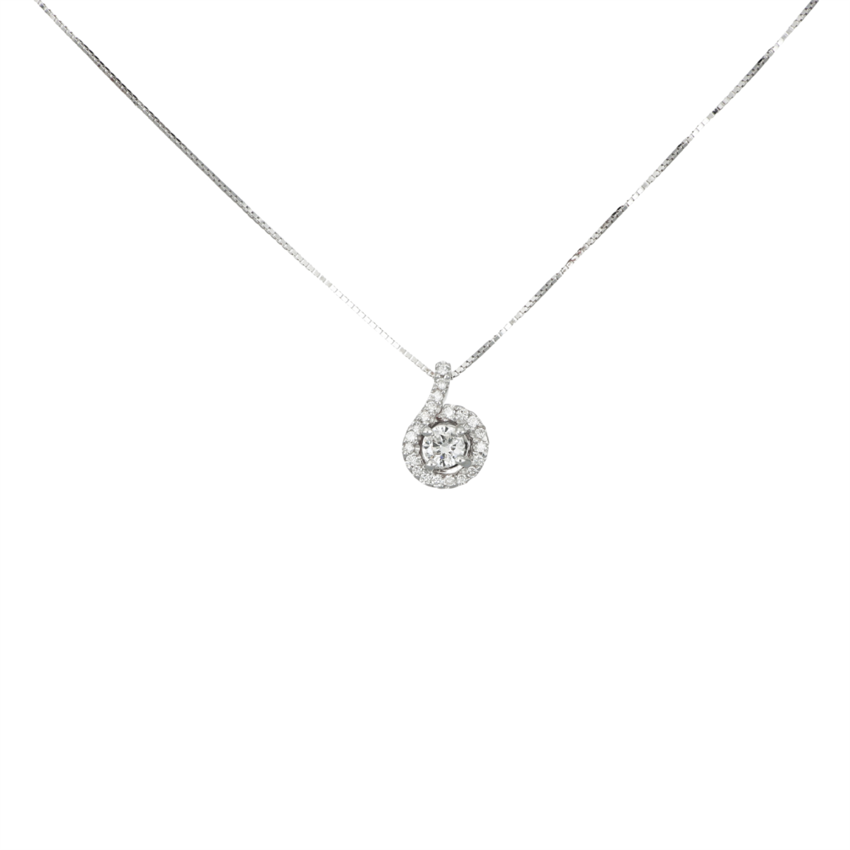 Collana fantasia donna Recarlo in oro bianco e diamanti ZR618/050