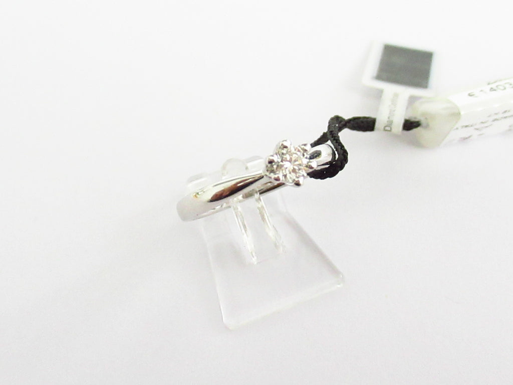 Anello solitario donna Recarlo in oro bianco e diamante ZS105/020
