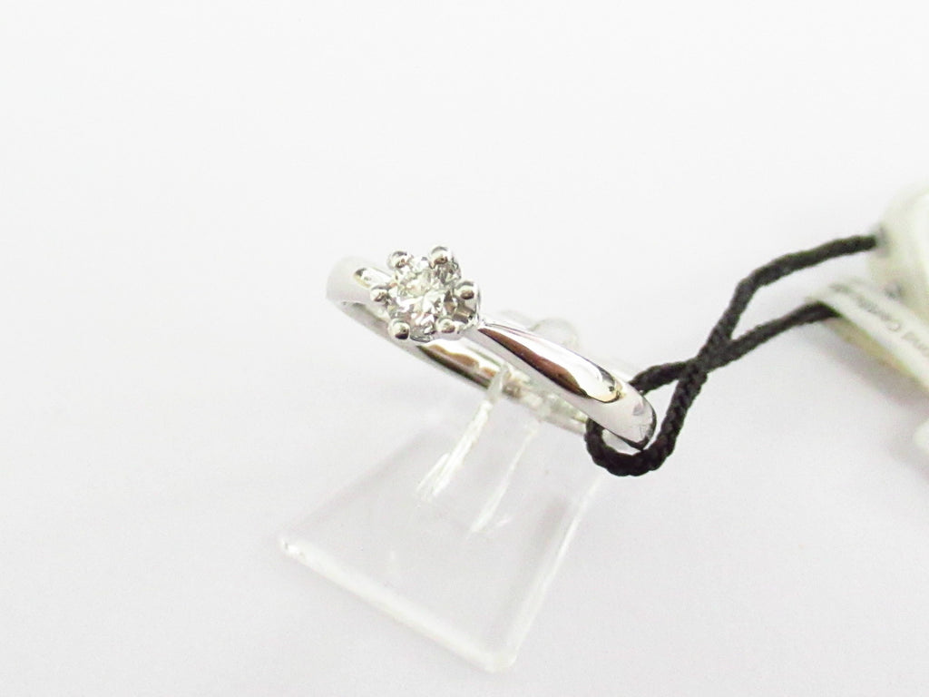 Anello solitario donna Recarlo in oro bianco e diamante ZS105/020