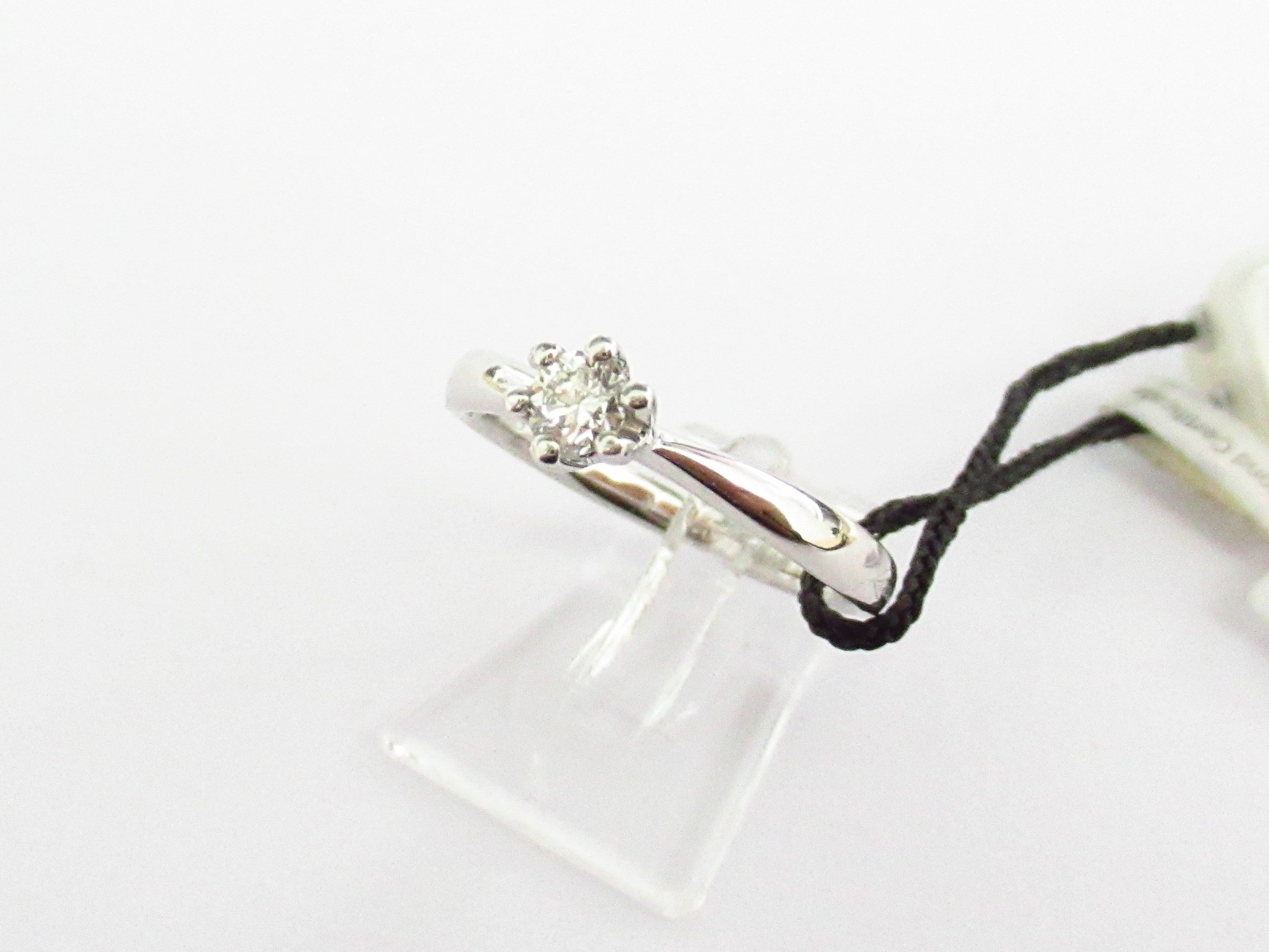 Anello solitario donna Recarlo in oro bianco e diamante ZS105/020