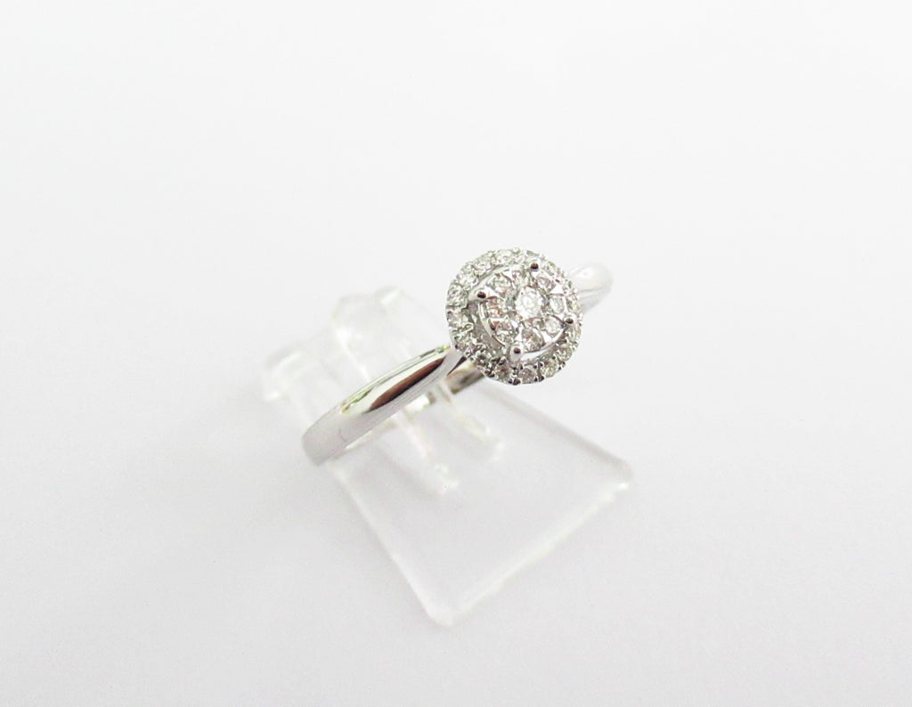 Anello donna Giorgio Visconti in oro bianco e diamanti ABX16178