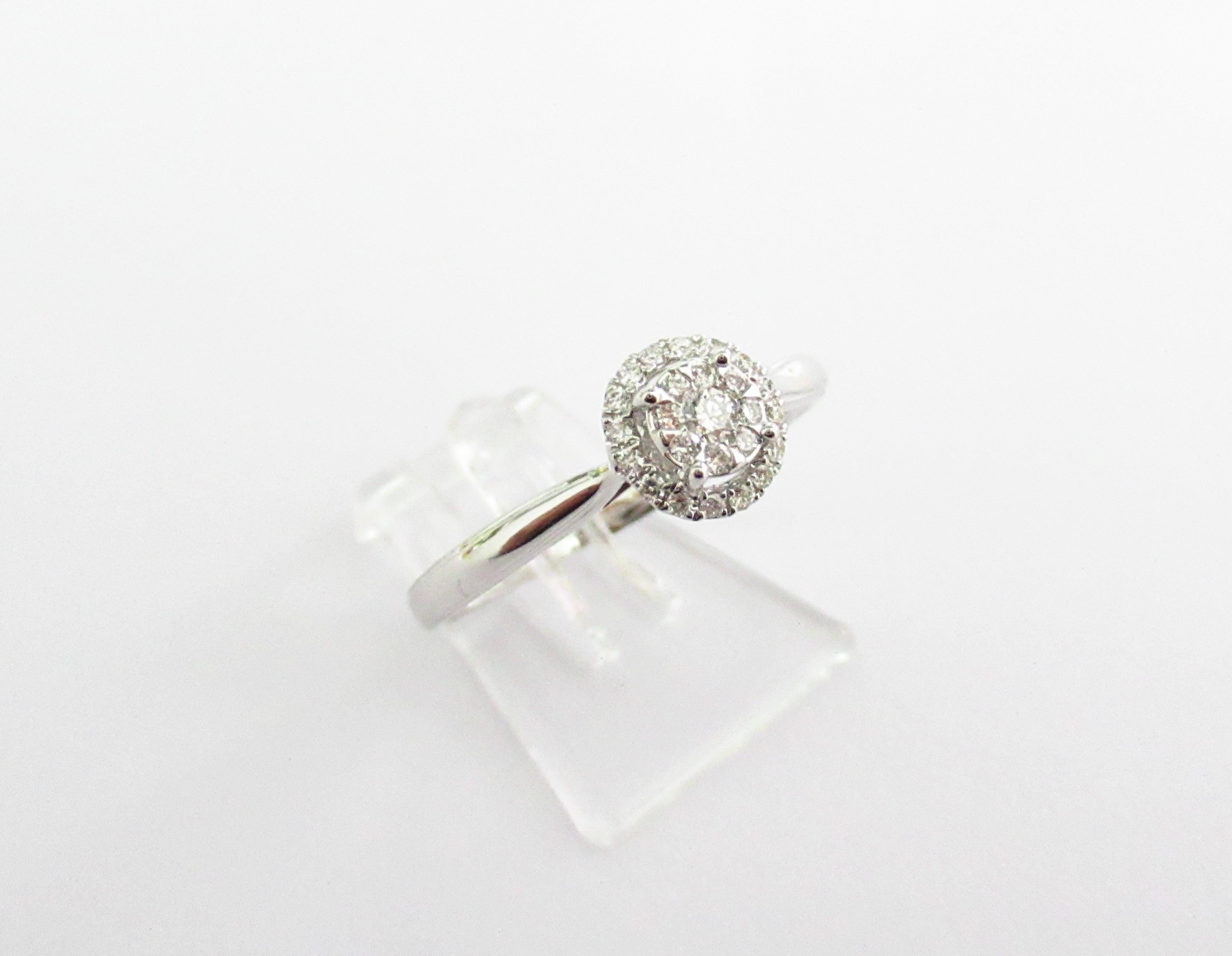 Anello donna Giorgio Visconti in oro bianco e diamanti ABX16178