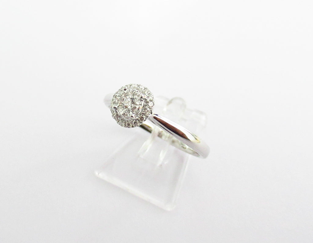 Anello donna Giorgio Visconti in oro bianco e diamanti ABX16178