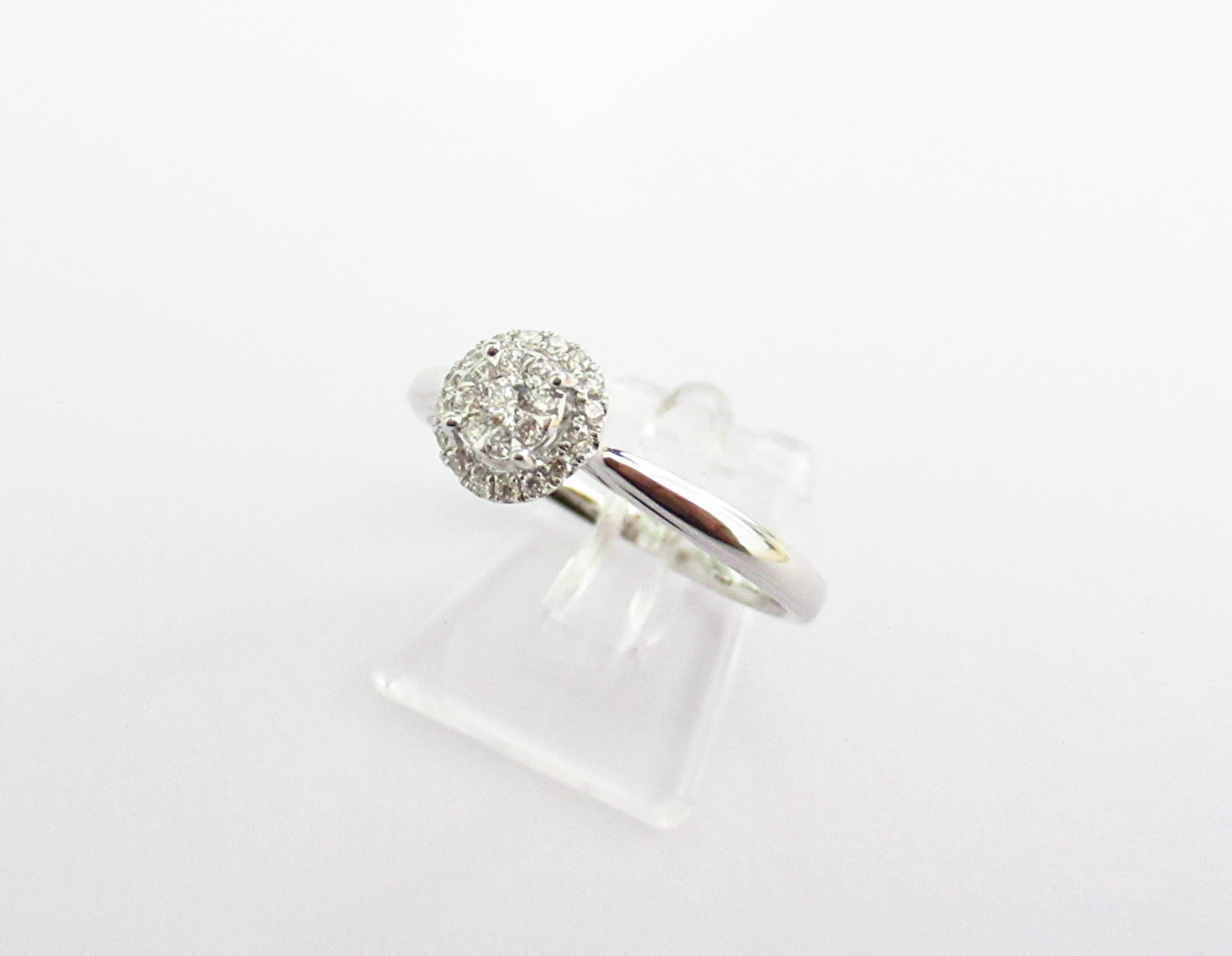 Anello donna Giorgio Visconti in oro bianco e diamanti ABX16178