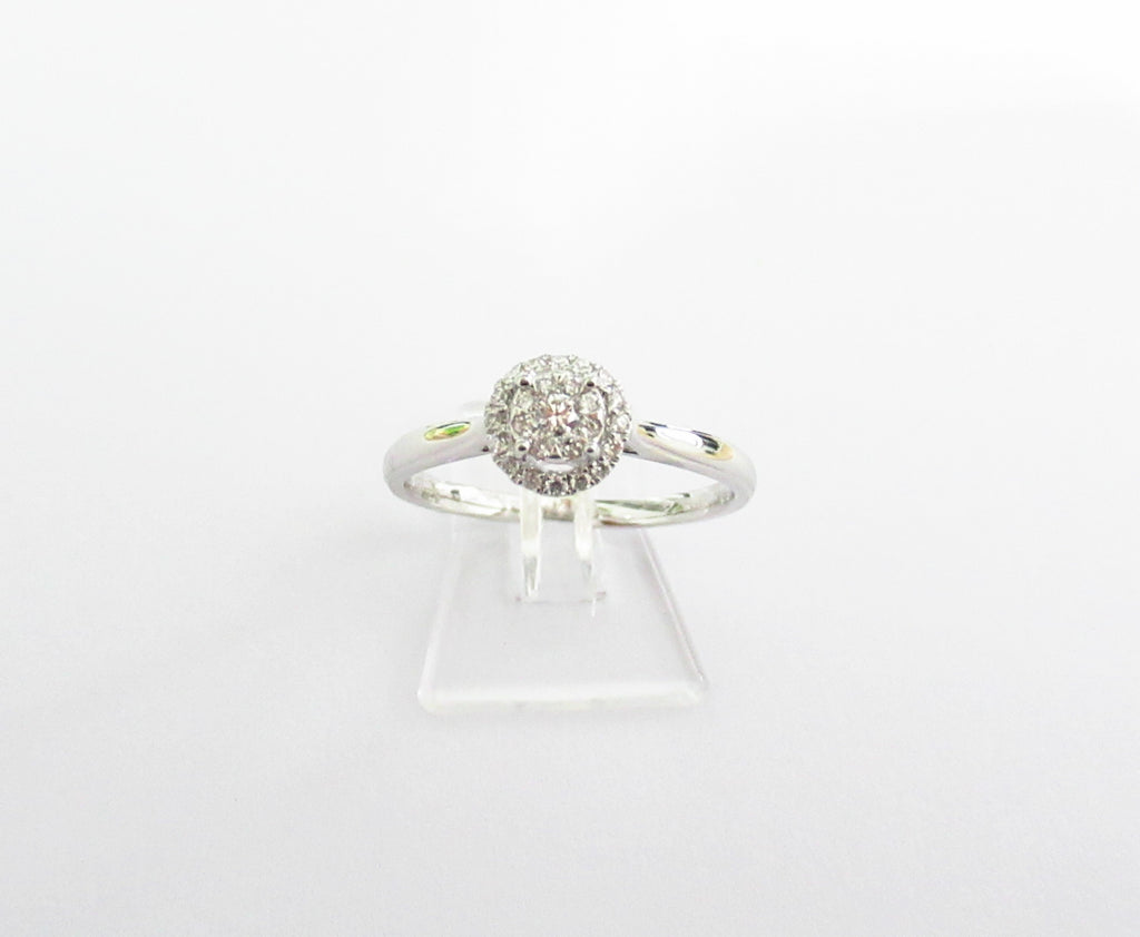 Anello donna Giorgio Visconti in oro bianco e diamanti ABX16178