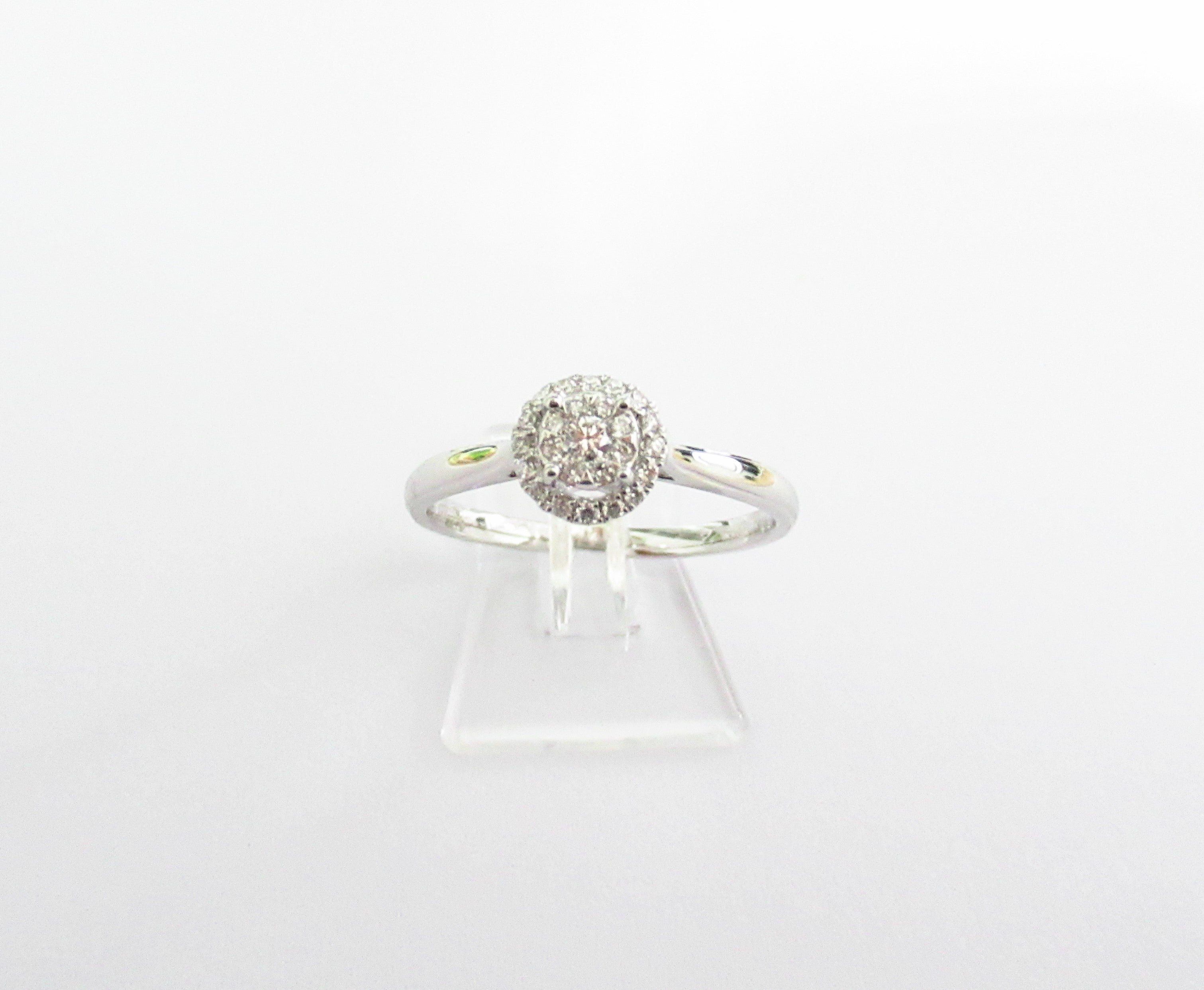 Anello donna Giorgio Visconti in oro bianco e diamanti ABX16178