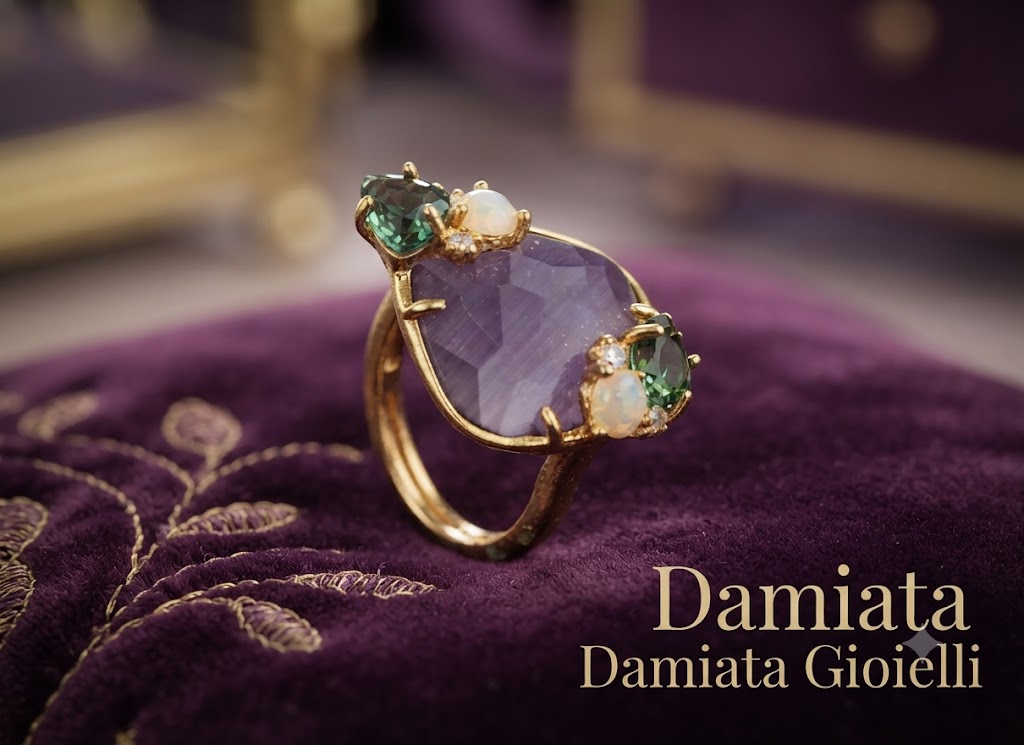 Anello donna Orelù in argento rosè con quarzo e zirconi ref. AN5PICO