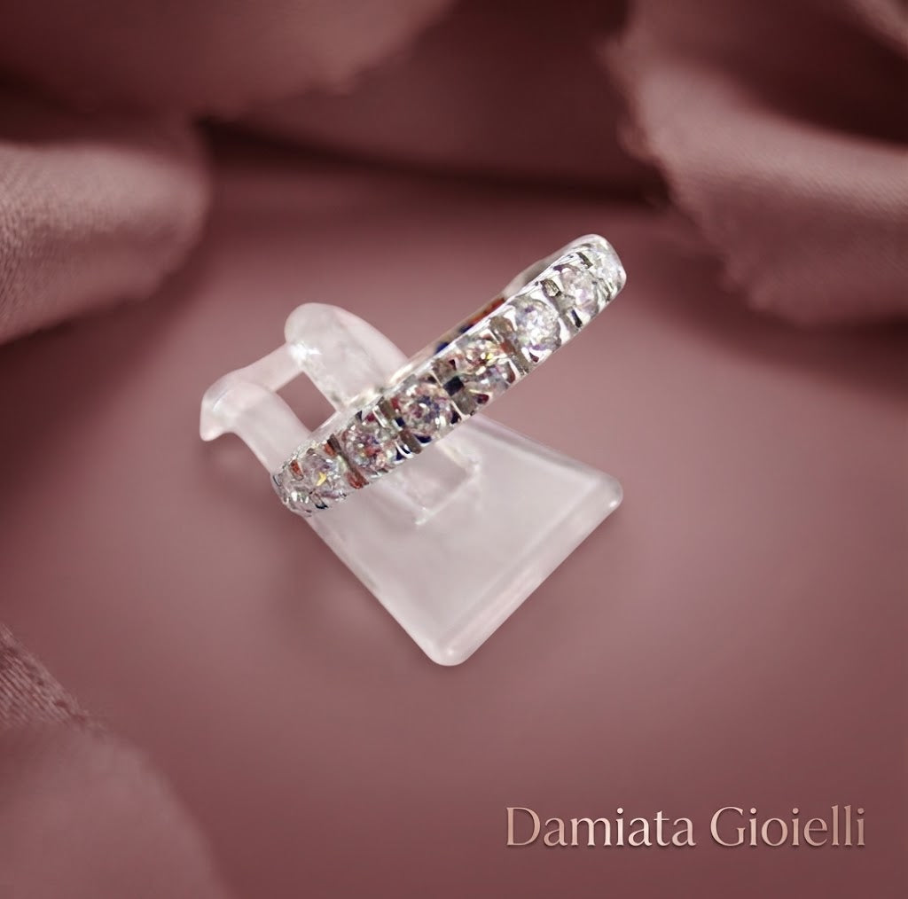 Anello veretta donna Orelù in oro bianco e diamanti di 0,98 carati ref. ANVT098-16