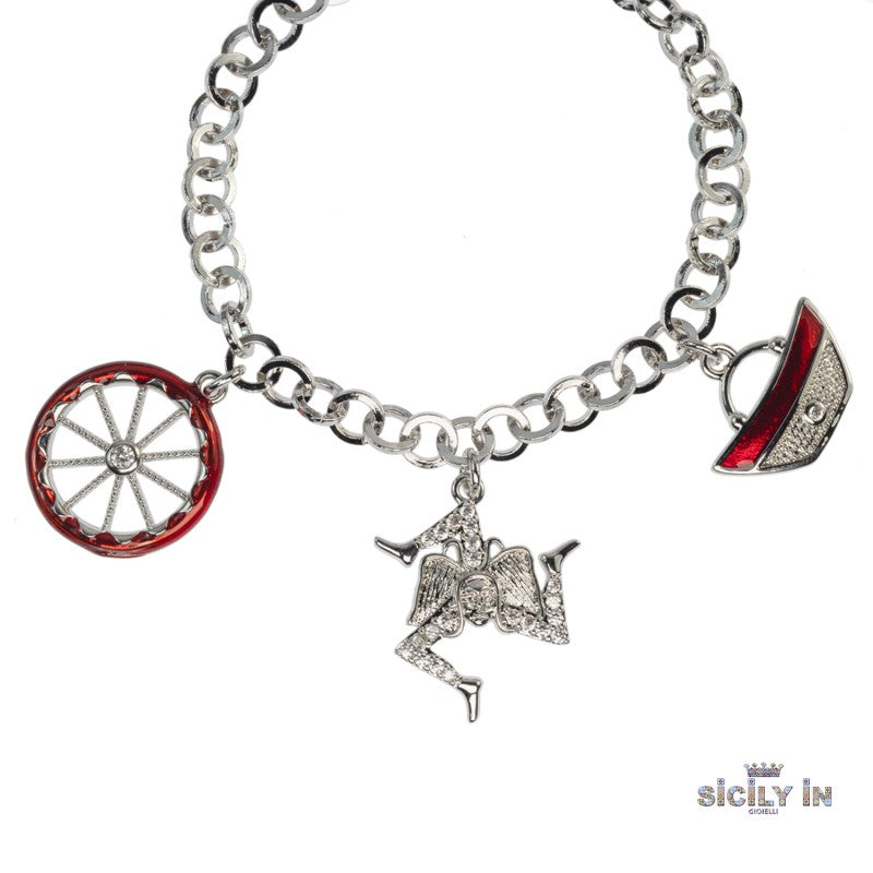 Bracciale donna Sicily In in lega metallica e zirconi BC101B