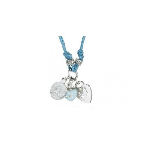 Collana bambina Liu Jo in argento e cordoncino BLJ064
