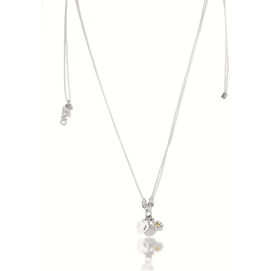 Collana bambina Liu Jo in argento e cordoncino BLJ070