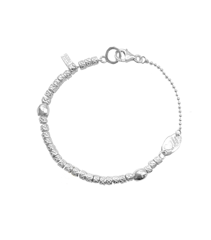 Bracciale unisex Dodo Mariani in argento, lunghezza 18 cm. BR10/18
