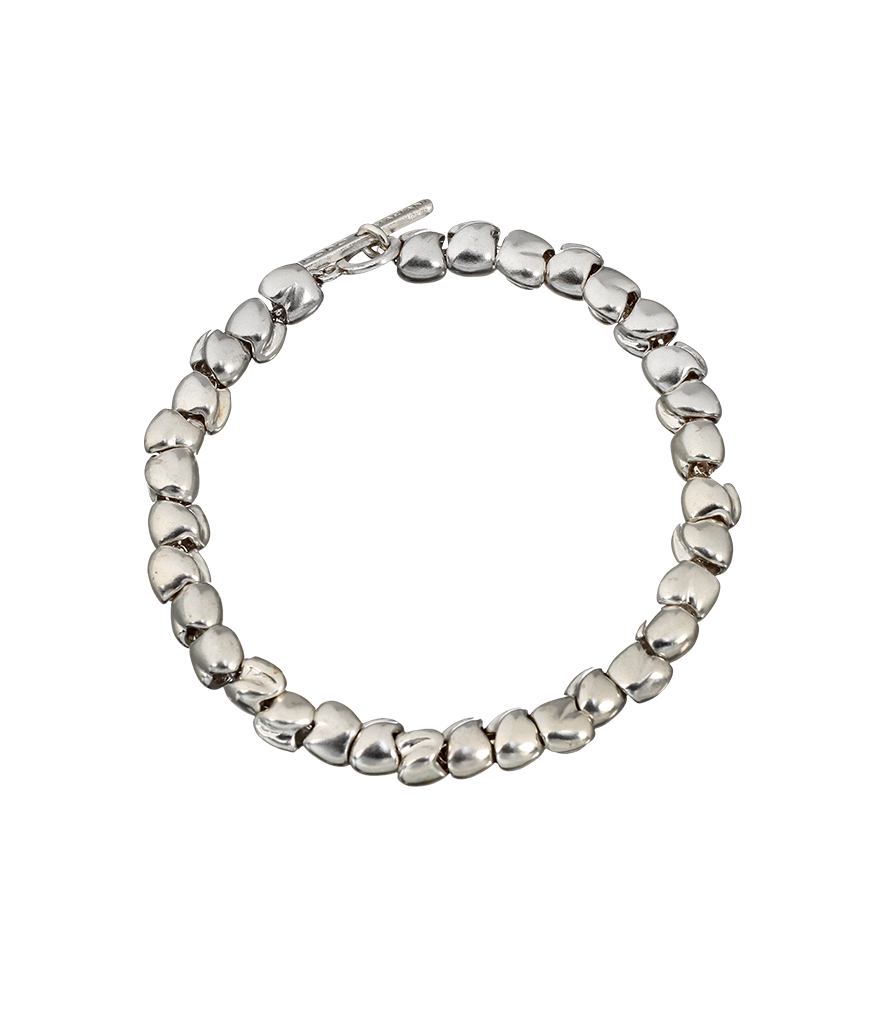 Bracciale unisex Dodo Mariani in argento, lunghezza 18 cm. BR190/18