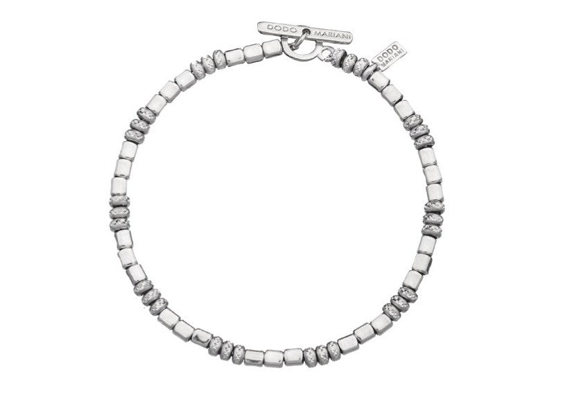 Bracciale uomo Dodo Mariani in argento, lunghezza 21 cm. BR93/21