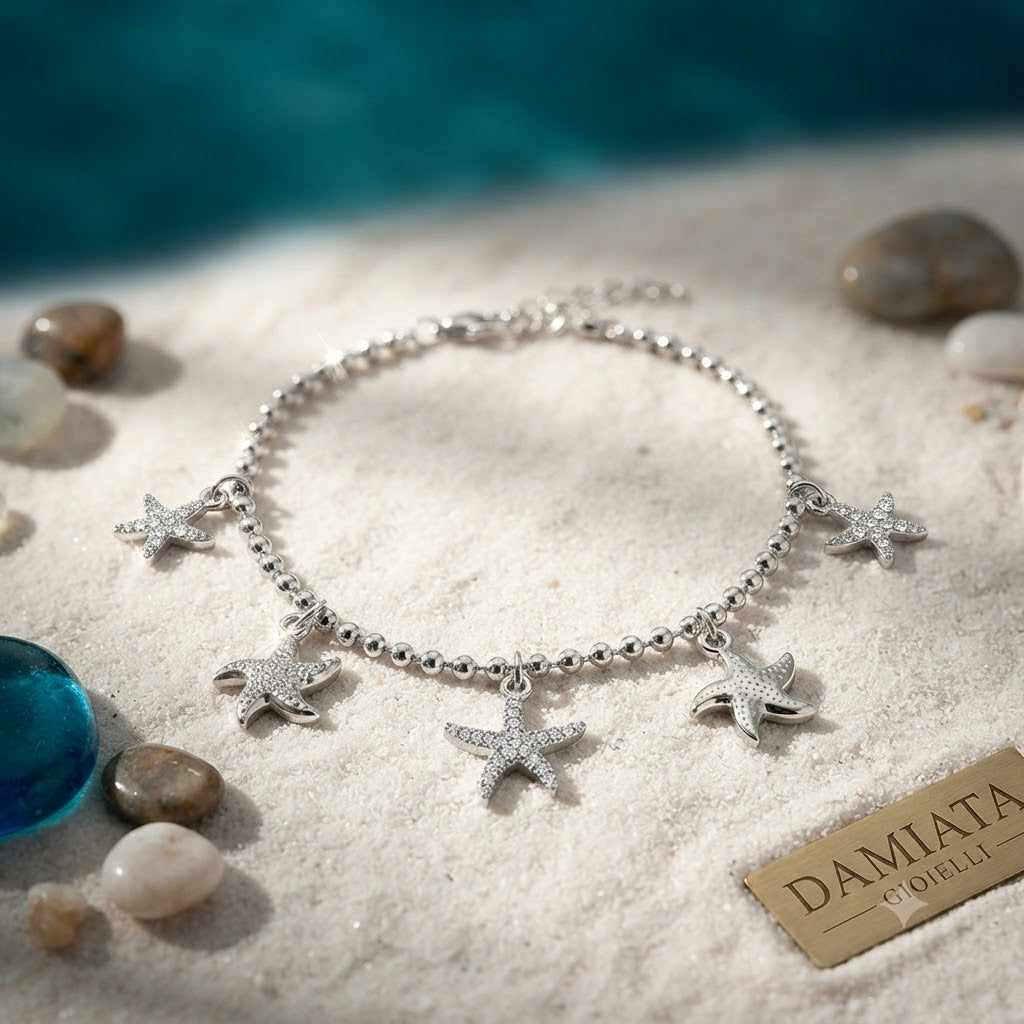 Bracciale donna Urania Preziosi Caraibi in acciaio e zirconi ref. BRCARA1019