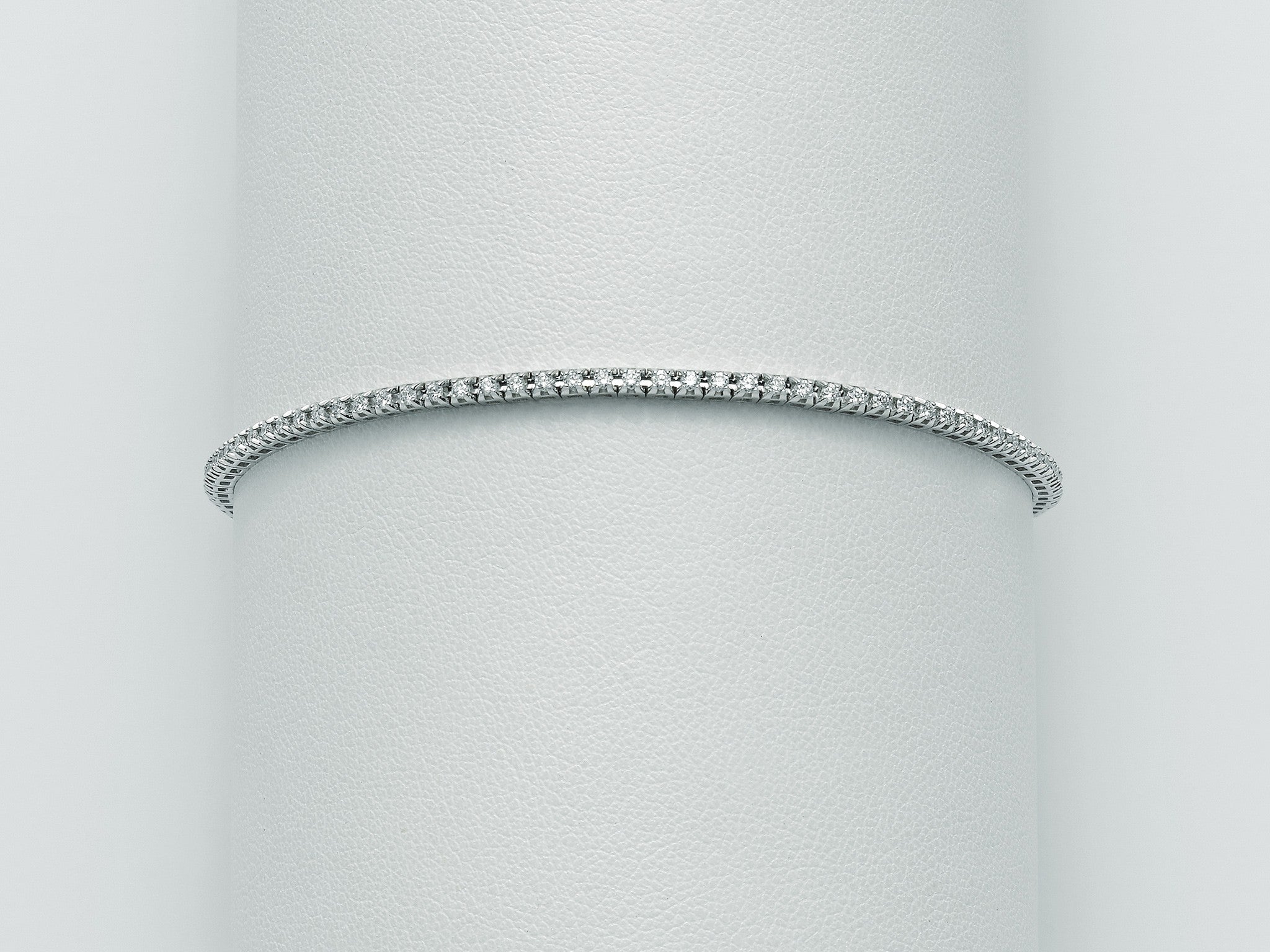 Bracciale tennis unisex Miluna in oro bianco e diamanti BRD863/1V9G7