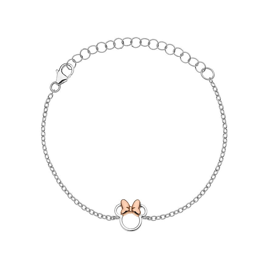 Bracciale Disney Minnie bambina in argento bicolore BS00027SRML