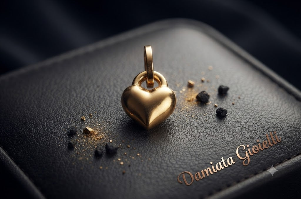 Ciondolo a cuore donna Damiata Gioielli in oro giallo ref. CIO1DA