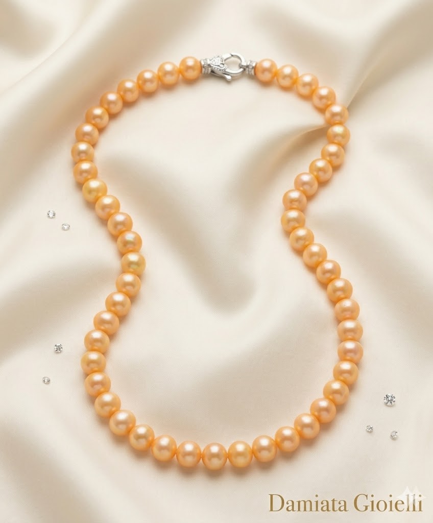 Collana donna Orelù filo di perle barocche con chiusura in argento 925% ref. CL0001PADG