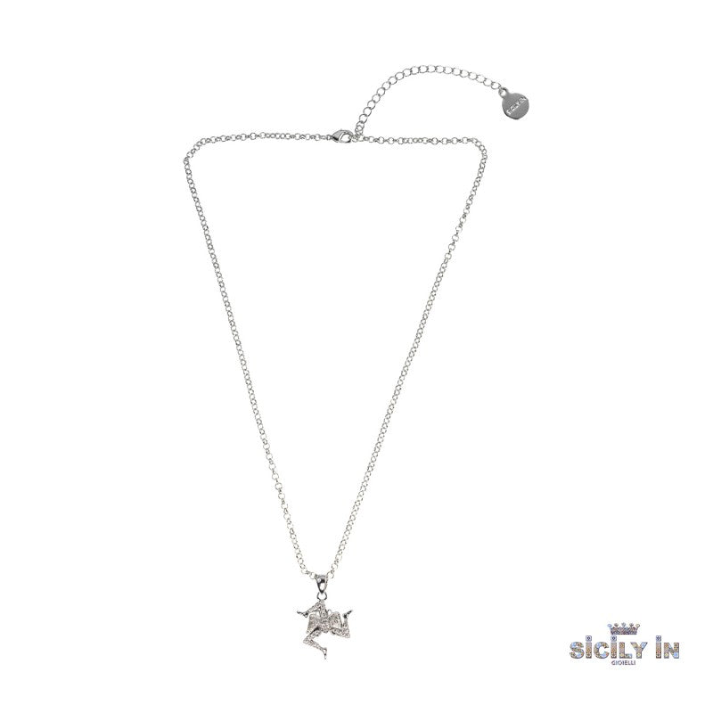 Collana donna Sicily In in lega metallica e zirconi CL121B
