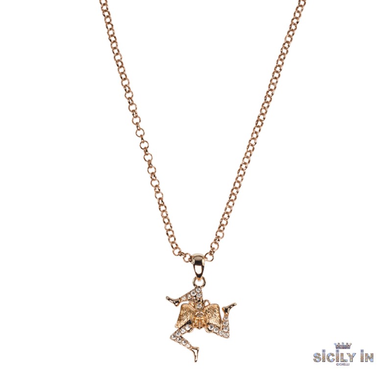 Collana donna Sicily In in lega metallica e zirconi CL121R