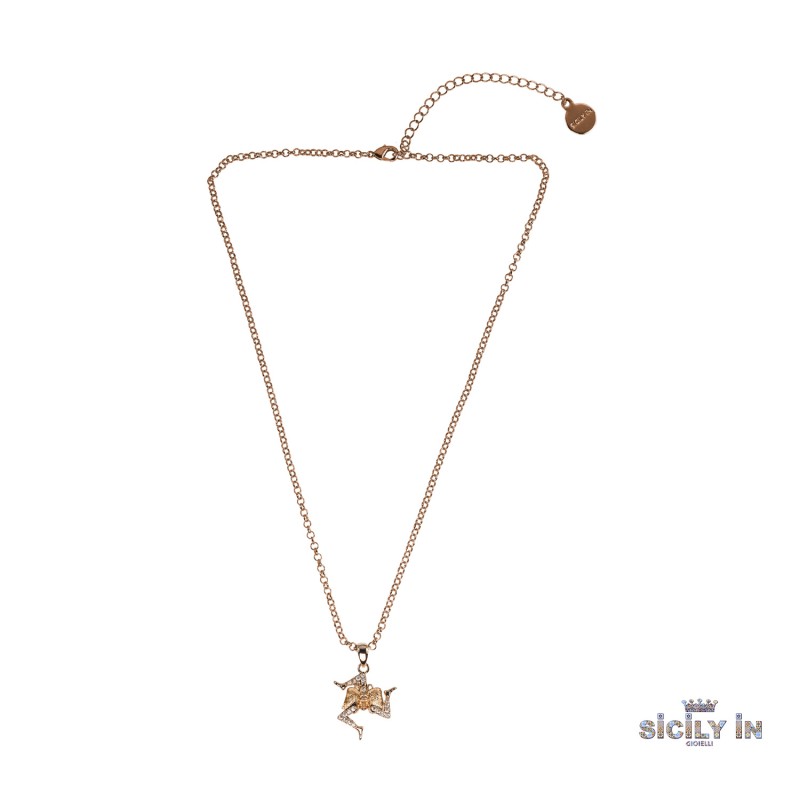 Collana donna Sicily In in lega metallica e zirconi CL121R