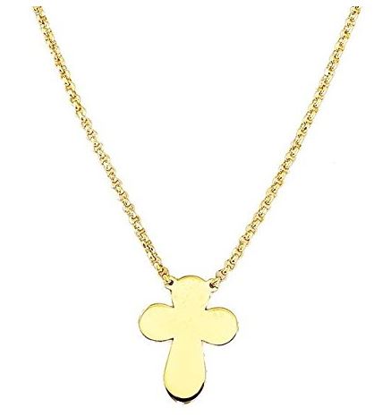 Collana Amen donna in argento dorato CLFCG3