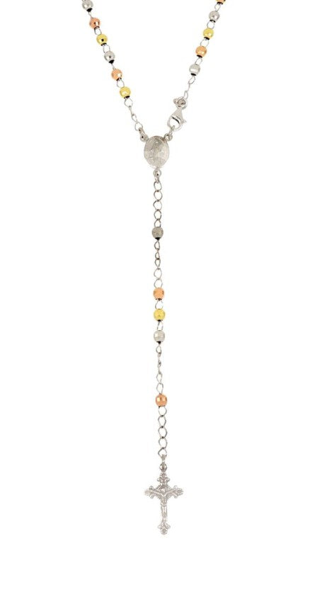 Collana rosario unisex Urania Preziosi in argento CLR3012
