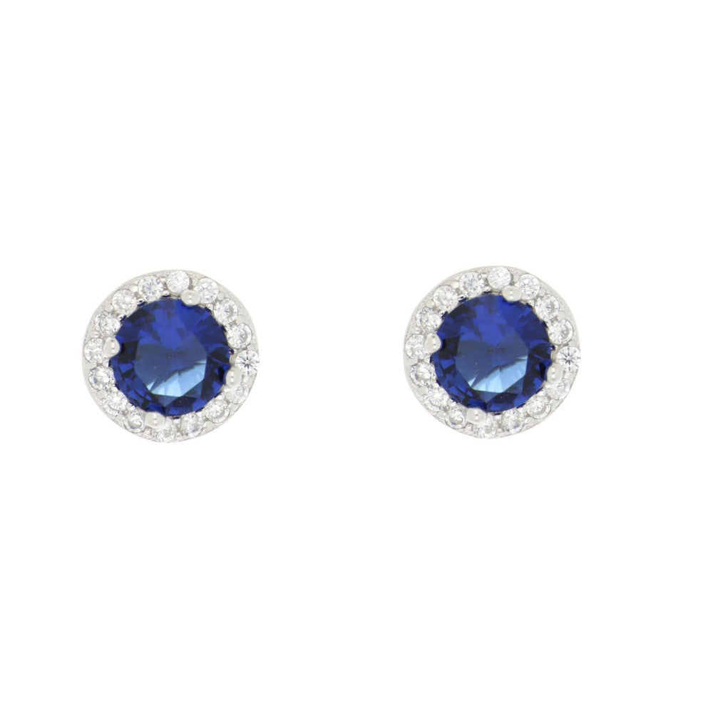 Orecchini punto luce donna Urania Preziosi in argento e zirconi E1168B