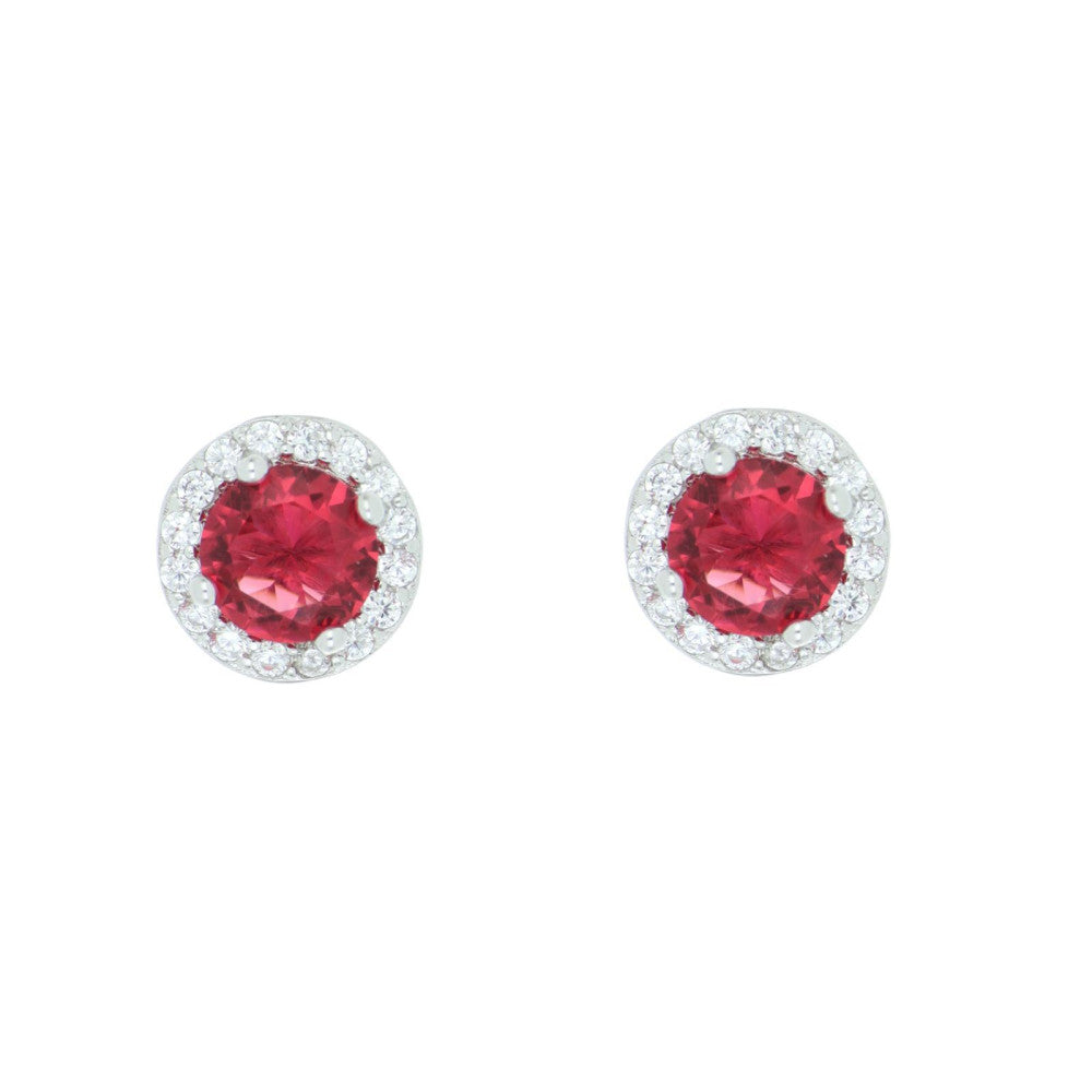 Orecchini punto luce donna Urania Preziosi in argento e zirconi E1168RB