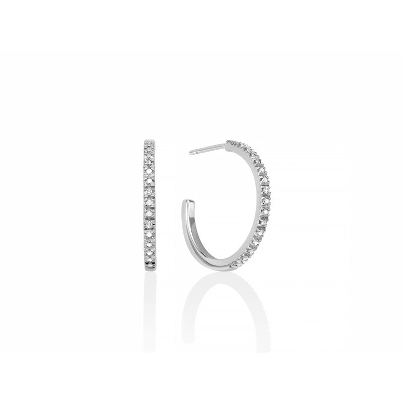 Orecchini donna Miluna in argento e diamanti ERD2646