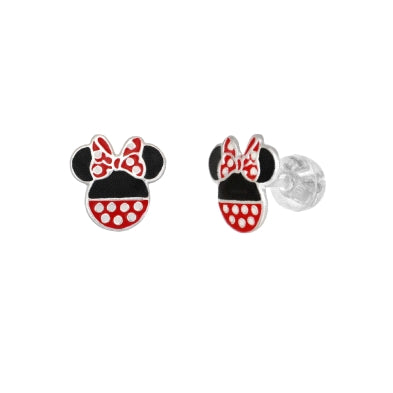 Orecchini bambina Disney "Minnie" in argento smaltato ES00084SL.CS