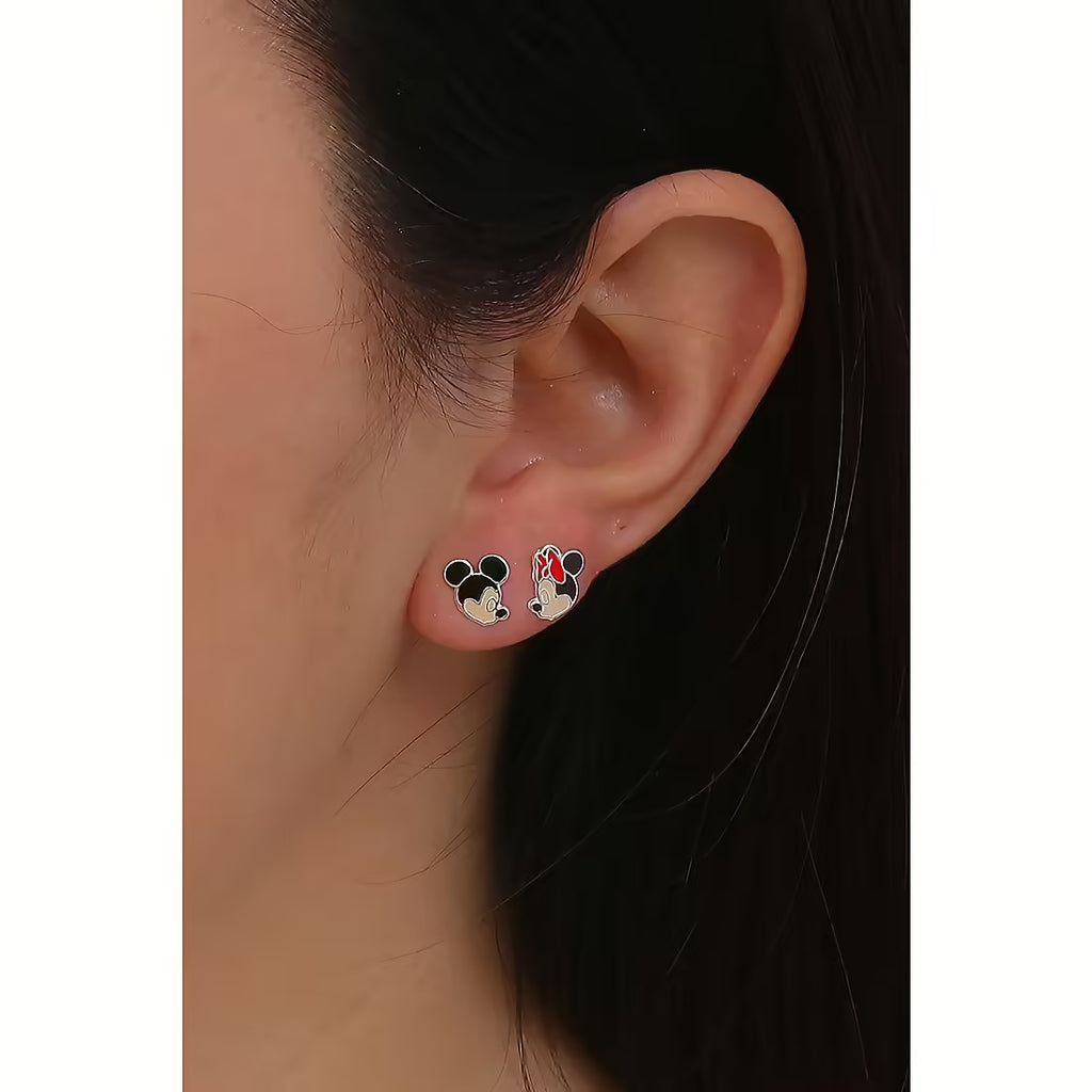 Orecchini bambina Disney "Minnie" in argento smaltato ES00087SL.CS