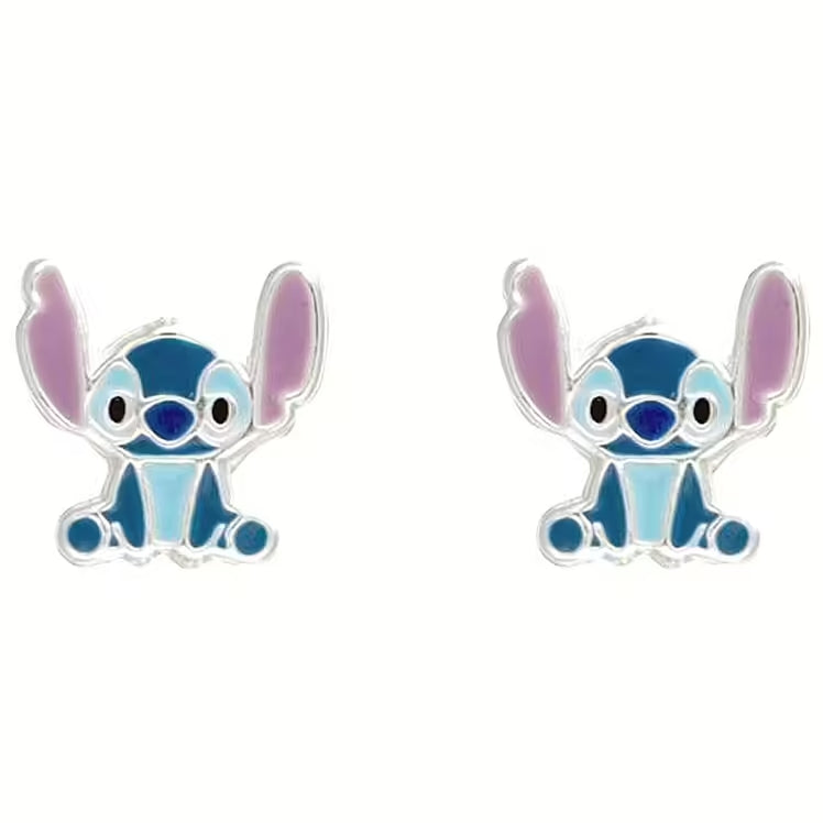 Orecchini bambina Disney "Stitch" in argento smaltato ES00089SL.CS