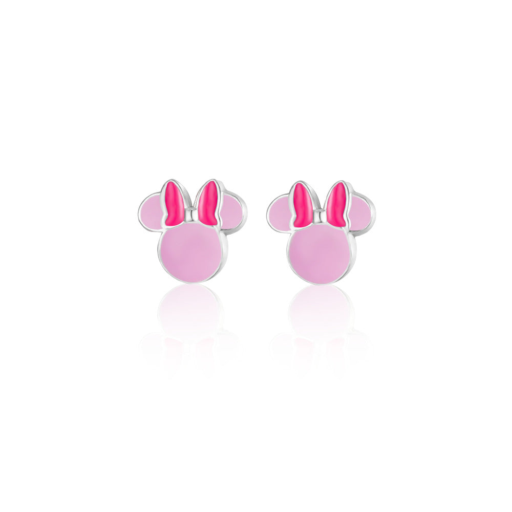 Orecchini Disney bambina in argento raffigurante Minnie ES00103SL.CS