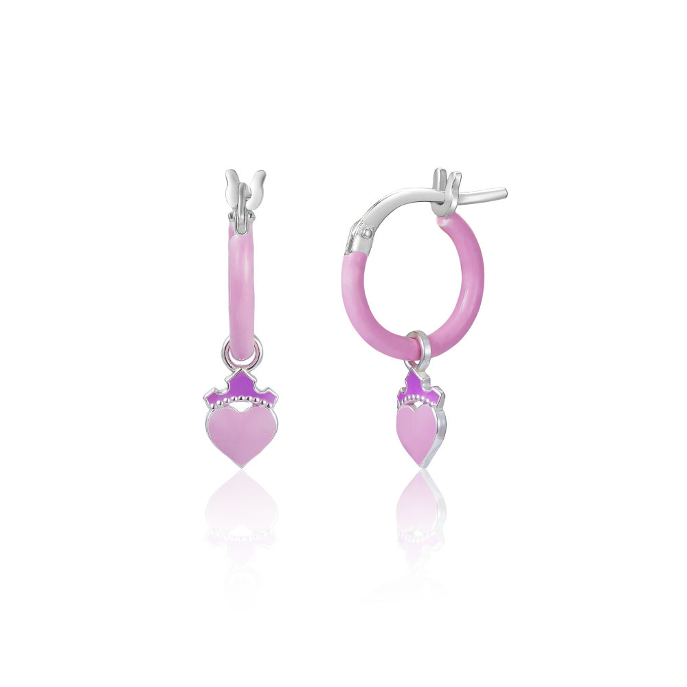 Orecchini Disney Princess bambina in argento smaltato ES00114SL.CS